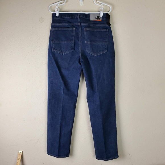 40 Grit By Duluth Trading Jeans Mens 30X30 Flex Standard Fit Straight Blue Denim - Picture 2 of 11